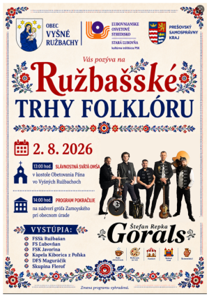 užbašské trhy folklóru 2026